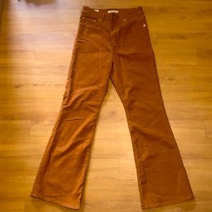 Flared orange corduroy Levi's